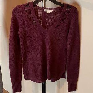 Burgundy sweater